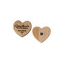 'Grandma's Kitchen Seasoned With Love' Oak Heart Magnet, thumbnail 2 of 3