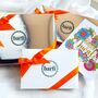 Chocolate 18 Piece Barfi Gift Box And Greetings Card, thumbnail 3 of 4