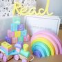 Perfect Pastel Stacking Rainbow Toy, thumbnail 4 of 4