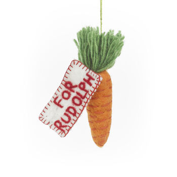 Handmade Felt Snack For Rudolph, 2 of 7