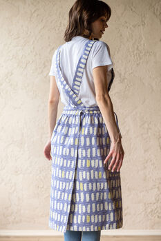 Retro Artist Apron | Crossback Pinafore For Makers, 10 of 12