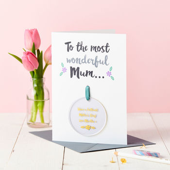 Personalised Wonderful Mum Foiled Keepsake Card, 5 of 5