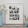 Plants In Pots Limited Edition Screen Print, thumbnail 1 of 9