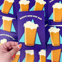 Father's Day Card 'Happy Beer Day Dad', thumbnail 4 of 5