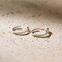 Extra Small Hammered Hoops, thumbnail 6 of 7