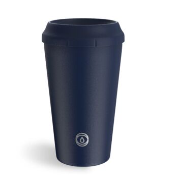 Personalised Premium Reusable Cup 12oz Navy, 2 of 5