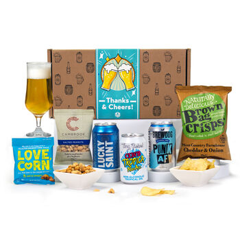 Alcohol Free Craft Beer And Snack Gift Set, 4 of 7