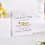 Valentine’s Day Acrylic Plaque For Wife To Be, thumbnail 1 of 2