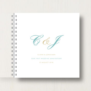 Personalised Wedding Or Anniversary Memory Book, 11 of 12
