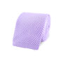 Wedding Handmade Polyester Knitted Tie In Pastel Purple, thumbnail 6 of 6
