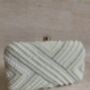 Pearl Cream Rectangular Handcrafted Clutch Bag, thumbnail 1 of 10