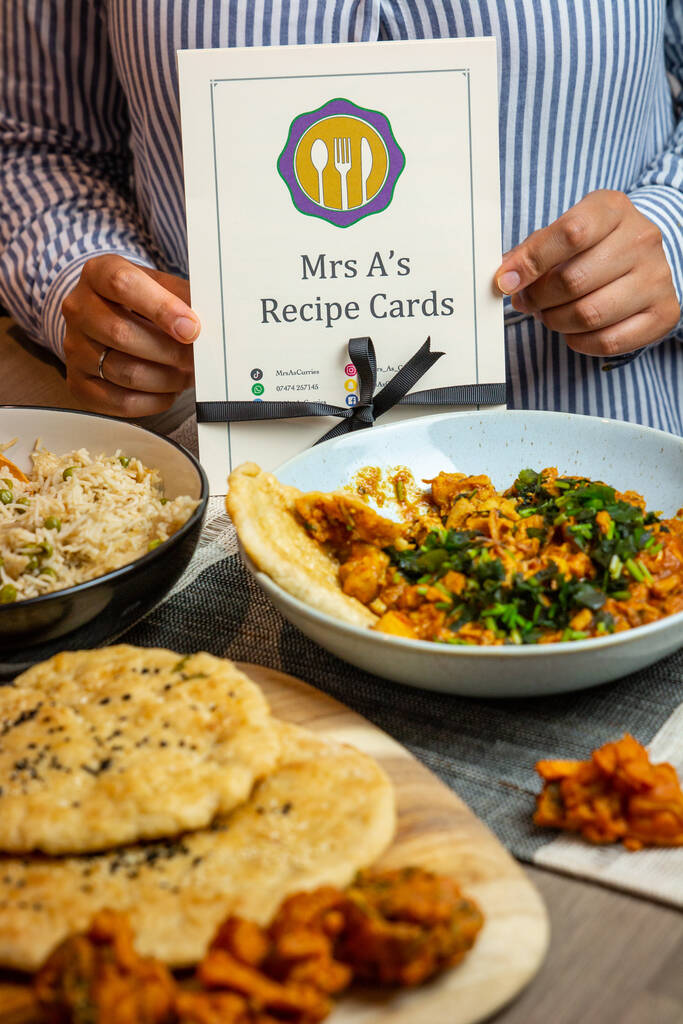 Mrs A’s Authentic Curry Meal Kit For Two. Personalised, 1 of 2