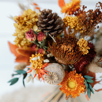 Autumn Dried Flower Gift Bunch, 4 of 4