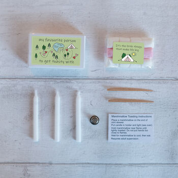 Favourite Person Mini Marshmallow Toasting Kit, 3 of 7