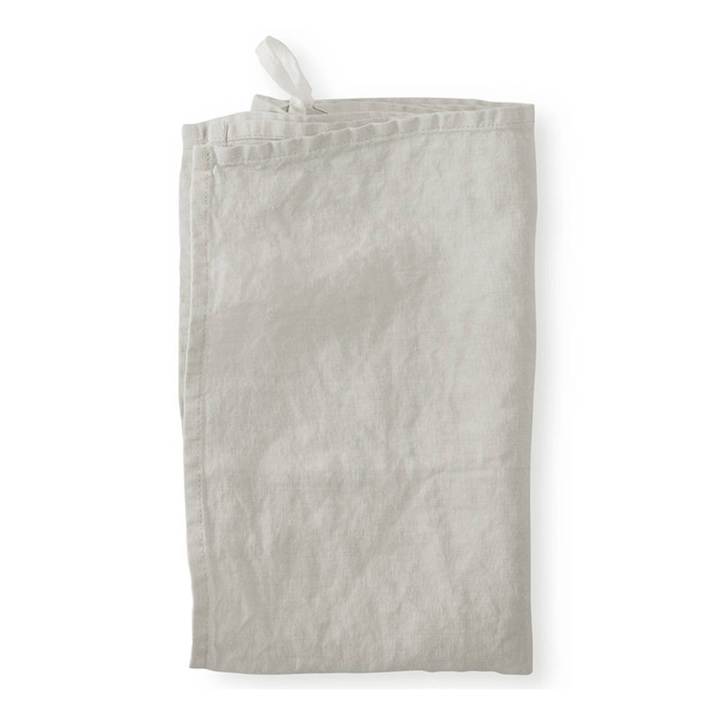 Dove Grey Linen Tea Towel By The Linen Works | notonthehighstreet.com