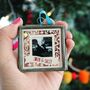 Papercut Photo Christmas Decoration, thumbnail 2 of 3