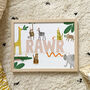 Rawr Jungle Children's Print, thumbnail 1 of 3