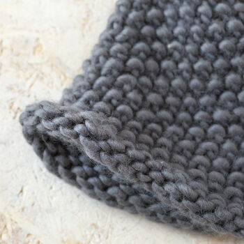 Slouchy Beanie Knitting Kit, 2 of 7