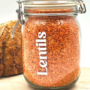 Custom Pantry Label Stickers For Kitchen Storage Jars, 2 of 9