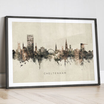 Cheltenham Skyline Cityscape Art Print, 8 of 12
