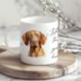 Personalised Vizsla Dog Hearts Pet Gift Mug, thumbnail 1 of 2