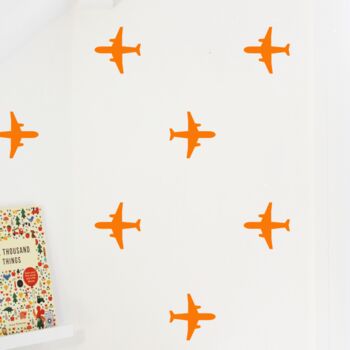 Mini Aeroplane Wall Stickers, 4 of 6