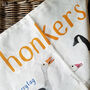 'Honkers' Illustrated Bird Tea Towel, thumbnail 2 of 5