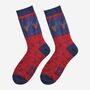 Men's Bamboo Socks Stag Fair Isle Red, thumbnail 1 of 5