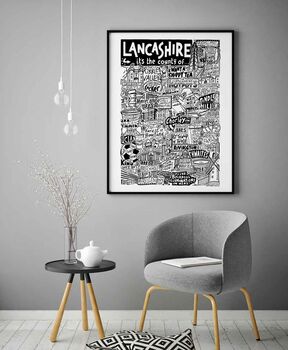 Lancashire Landmarks Print, 2 of 10
