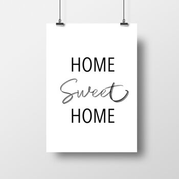 'Home Sweet Home' Housewarming Gift, Print, 2 of 3