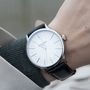 'Confluence' Silver Unisex Watch, thumbnail 2 of 12