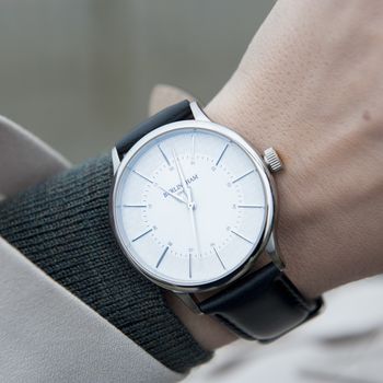 'Confluence' Silver Unisex Watch, 2 of 12