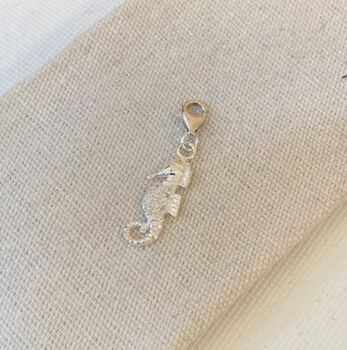 Sterling Silver Seahorse Charm, 3 of 3