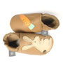 Boys Or Girls Soft Leather Baby Shoes Rabbit And Carrot, thumbnail 3 of 3