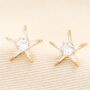 Crystal Star Stud Earrings, thumbnail 2 of 3