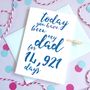 Personalised Calligraphy Dad/Daddy Days Card, thumbnail 1 of 5