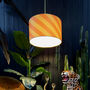 Marmalade Helter Skelter Stripe Velvet Lampshades, thumbnail 2 of 5