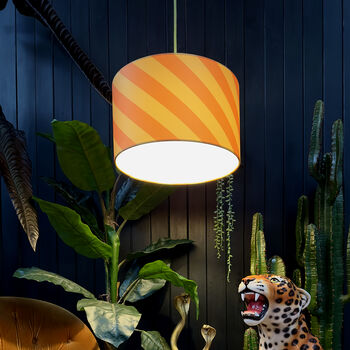 Marmalade Helter Skelter Velvet Lampshades, 2 of 5