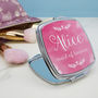 Personalised Wedding Compact Mirror, thumbnail 3 of 7