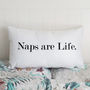 Naps Are Life Cushion, thumbnail 3 of 3