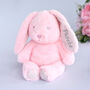 Personalised Pink Baby Girl Bunny Soft Toy, thumbnail 4 of 5