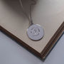 Initial Necklace In Silver, thumbnail 4 of 10