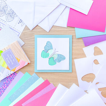 Butterfly Card Making Kit Cool | Iris Folding, 4 of 6