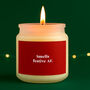 Smells Festive Af Candle • Funny Christmas Candle • Holiday Candle • Secret Santa Gift • Festive Home Décor • Gift Boxed, thumbnail 1 of 2