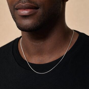 Sterling Silver Light Snake Chain Necklace – 16in To 28in, 3 of 11