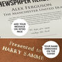 Alex Ferguson Personalised Football Gift Newspaper History Book, thumbnail 5 of 9