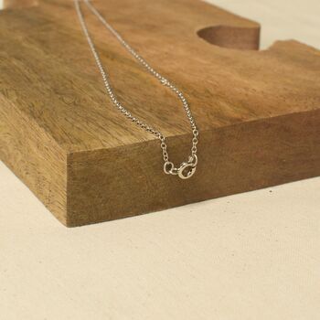 Sterling Silver Openwork Hearts Pendant Necklace, 4 of 4