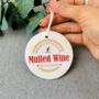 Personalised Mulled Wine Christmas Decoration, thumbnail 1 of 2
