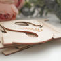 Mr And Mrs Bunting In Wooden Letters For Wedding, thumbnail 4 of 6