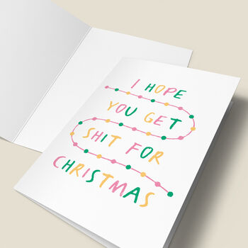 'I Hope You Get Shit For Christmas' Card, 5 of 5